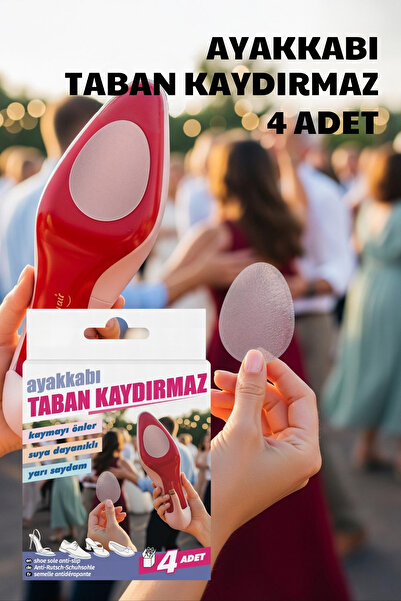 Nandy Home 4 Adet Ayakkabı, Taban Kaydırmaz - Suya Dayanıklı