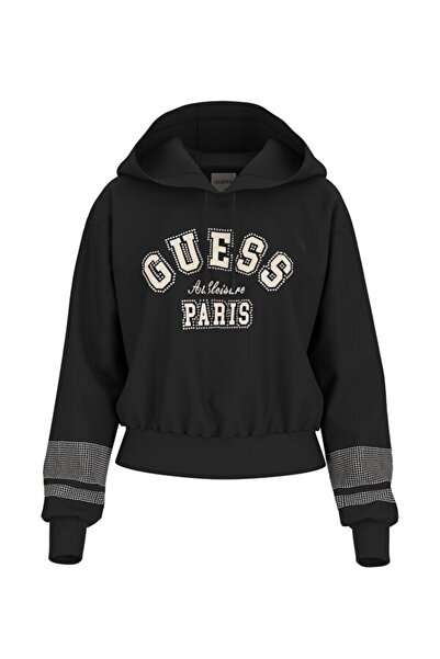 Guess Berthe Kadın Aktif Modal Karışımlı Scuba Sweatshirt