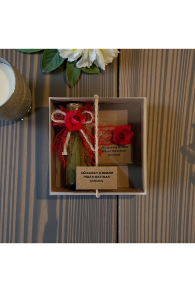 MydesignsK G Kına Hediyeliği / Dantel Kurdeleli Kına & Madlen Konsepti 10 Adet