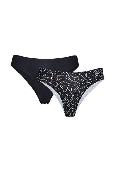 ESOTIQ Women's Brazilian Panties 2-Pack Set Seamless Laser Cut Invisible Brie...