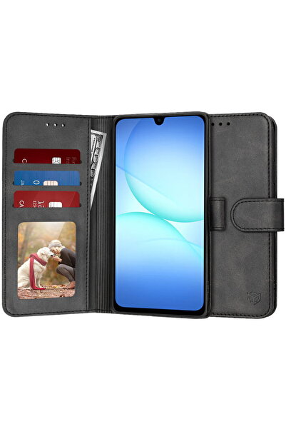 Techsuit Case for Samsung Galaxy A17 5G - Diary Book - Black