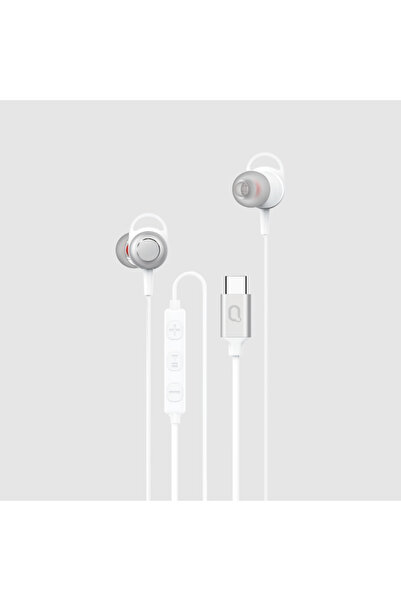 QUFEX Type-C Wired Earphone, White - Q24