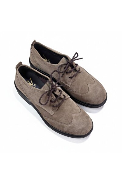 NE&VE SHOES حذاء كاجوال نسائي من جلد المنك الطبيعي برباط