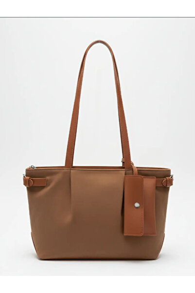 Zuna Studio Valenza Taba Cüzdan Charm Detaylı Süet Kadın Omuz Çantas