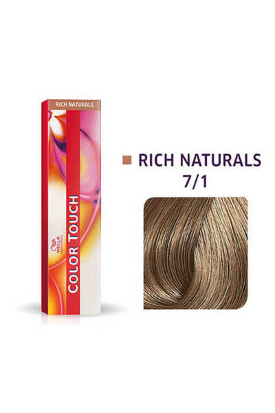 Wella Professionals Color Touch 7/1 demi-permanent hair dye – medium ash blon...