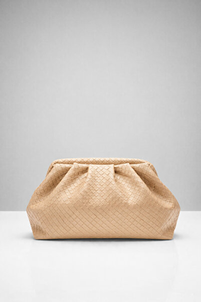 Novamiy Serona Knitted Textured Clutch Bag – Women's Shoulder Bag with Crossb...