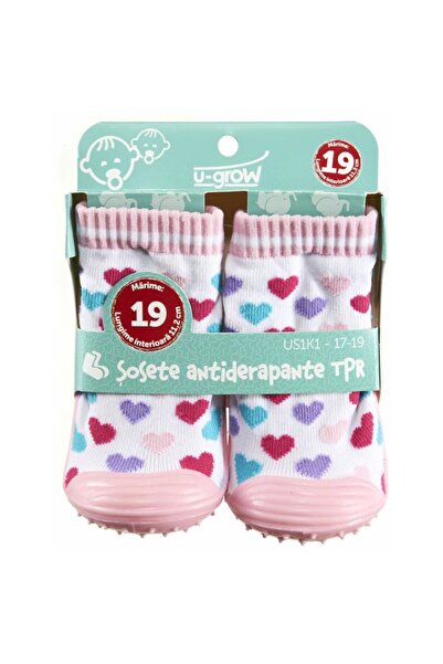 U-Grow Anti-Slip Socks TPR 19/11.2 cm