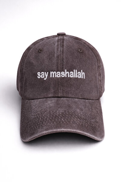 CAP BROS Say Mashallah (Maşallah De) Embroidered Vintage Cap Hat
