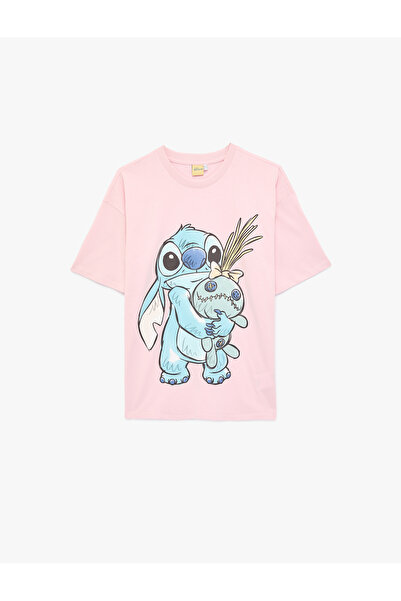 Koton Stitch Printed Comfortable Fit Short Sleeve Crew Neck Licensed T-Shirt