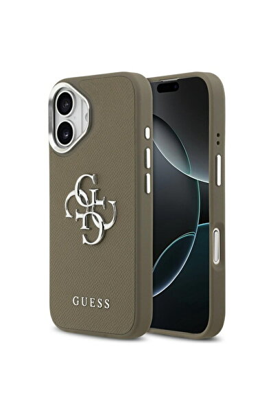 Guess Husa pentru iPhone 17 - Hardcase Grained Big 4G Classic Logo (GUHCP17SP...