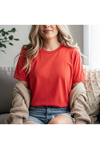 herkesemoda Plain Basic T-Shirt