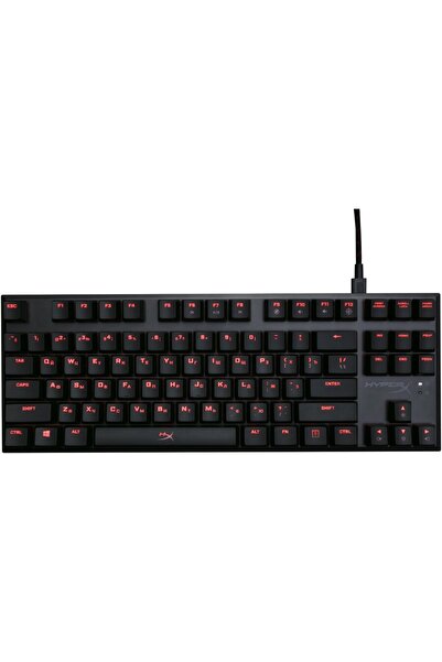 Kingston Tastatură Alloy Origins Core Red, USB, cu fir, neagră, iluminare RGB...