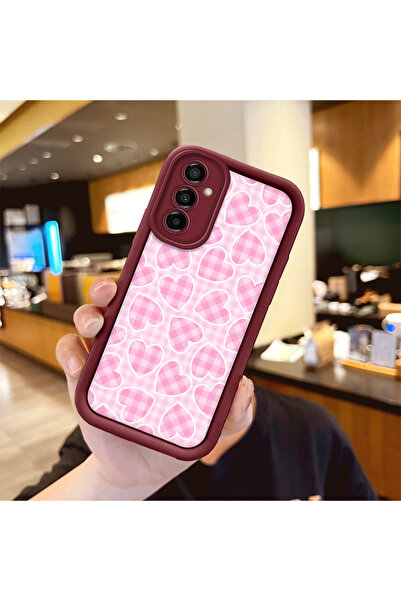 Hontinga حافظة هاتف مقاومة للصدمات من مادة السيليكون بنمط القلب متوافقة مع ها...