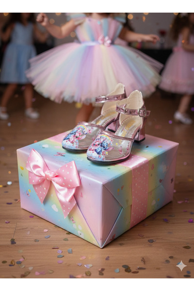 patik ayakkabı Girls' Birthday Party Shoes with Heels