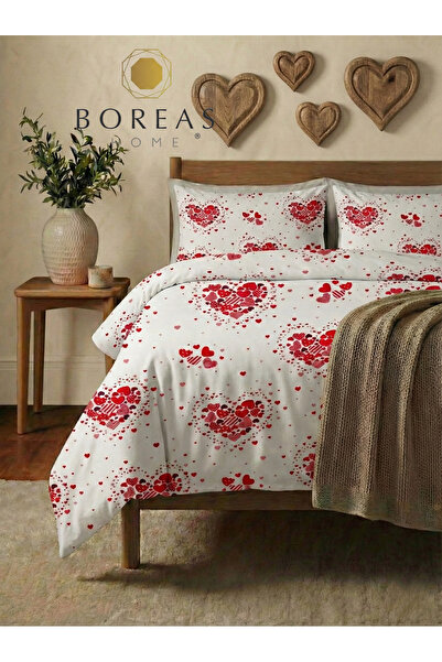 Boreas Home LOVE Еластична простирадло Двоспальний комплект постільної білизни