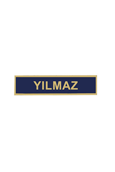 ÇUKUROVA ÜTÜ ''YILMAZ'' JANDARMA ASAYİŞ PVC İSİMLİK, , Cırtlı, 10 cm x 2,5 cm,