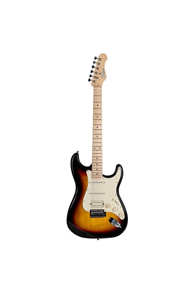 TRION TGP-112-SB Aksesuar ve Amfi Dahil Sunburst Elektro Gitar Seti