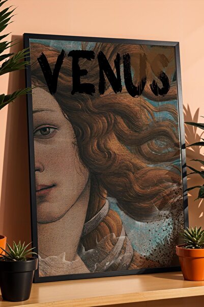 Saturn The Birth of Venus Framed Painting Urban Art Venus Painting Modern Caf...
