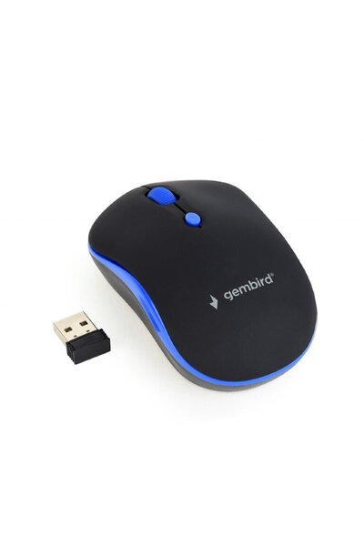 Gembird MUSW-4B-03-B, Căști fără fir USB, Negru-Albastru
