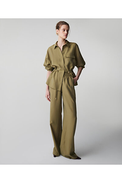 İpekyol Elastik bel wide leg fit pantolon