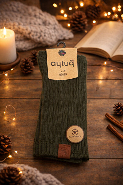 Aytuğ Γυναικείες κάλτσες από μαλλί αρνιού