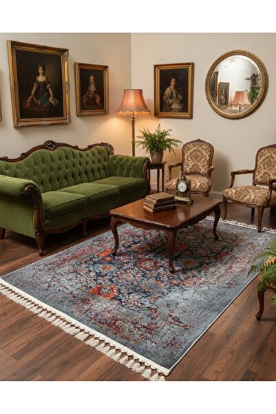 dekorug Bambu Premium Etnik Desenli Salon Halısı, Koridor Halısı, Yatak Odası...