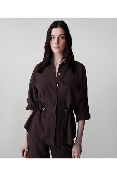 İpekyol Adjustable Waist Shirt Jacket