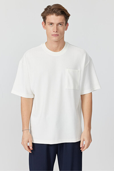 PAULMARK Мъжка тениска с текстуриран джоб
