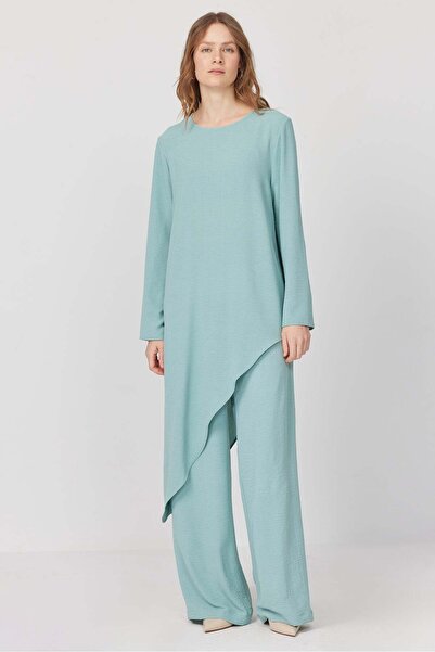 PAULMARK Women's Asymmetrical Hem Blouse