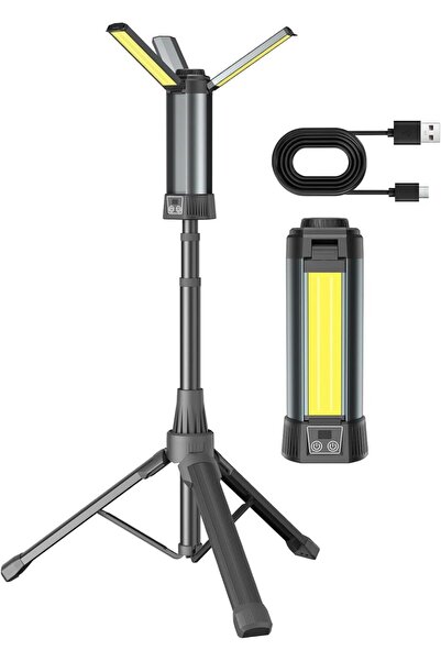 Yuwell مصباح عمل LED قابل لإعادة الشحن من يو ويل P50 مع حامل ثلاثي القوائم وب...