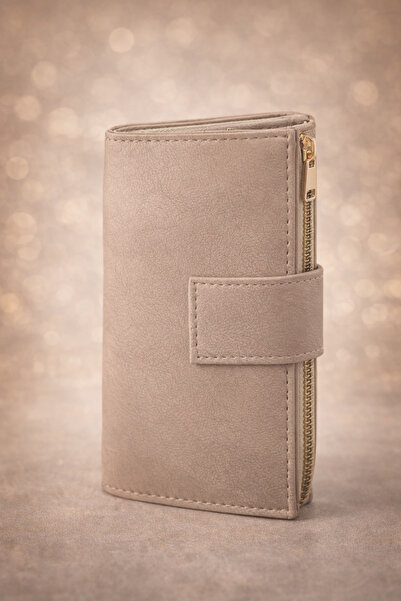 Letra KADIN CÜZDAN KREM RENGİ