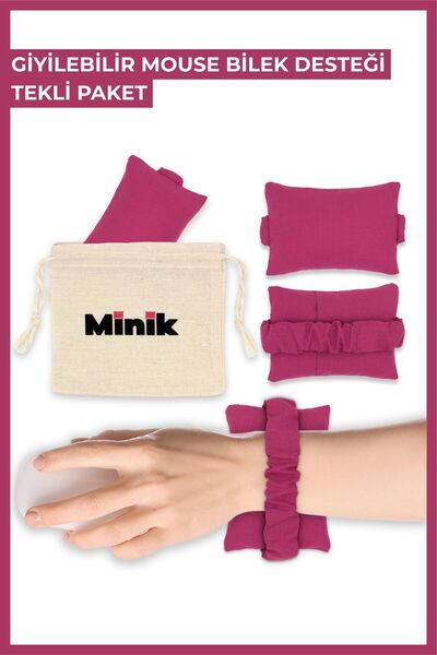 Minik Bilek Desteği Klavye, Mouse Giyilebilir Bilek Destek Yastığı | Ergonomi...