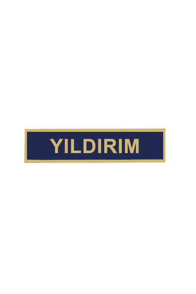 ÇUKUROVA ÜTÜ ''YILDIRIM'' JANDARMA ASAYİŞ PVC İSİMLİK, , Cırtlı, 10 cm x 2,5 ...