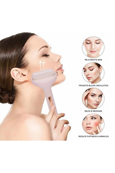 TeknoEser Buz Silindiri Ice Roller Şişkinlik Giderici ve Gözenek Sıkılaştırıc...