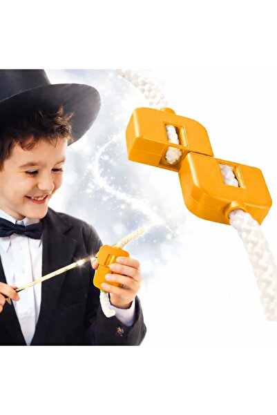 magicool لعبة قطع الحبل السحرية باللون البرتقالي - قطع الحبل ودمجهما مرة أخرى