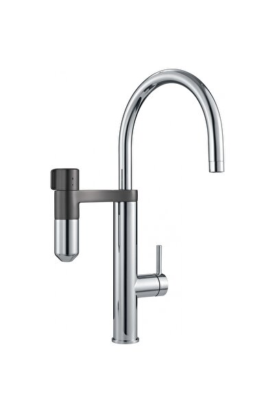 Franke Vital Chrome/Gun Metal faucet (water filtration faucet), with drinking...