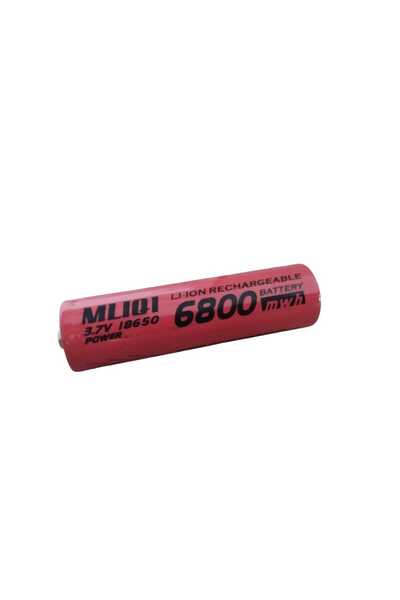 KlaussTech Battery 18650 3.7V 6800 mAh Li-ion Rechargeable