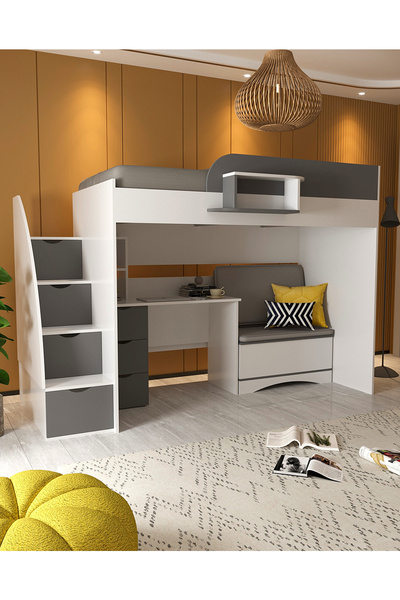 Setay Ranza, Arguvan Ranza Sandık Çalışma Masası, Beyaz-Antrasit