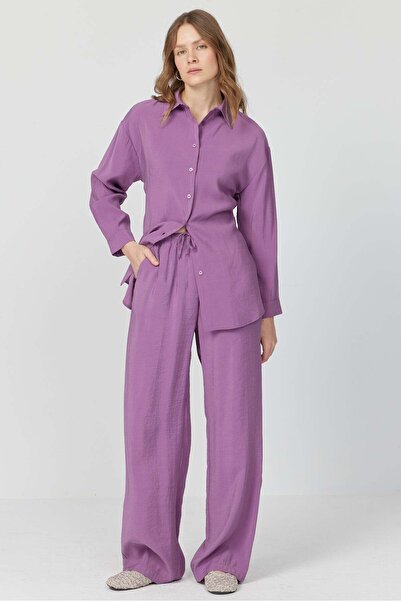 PAULMARK Women's Wide Leg Trousers