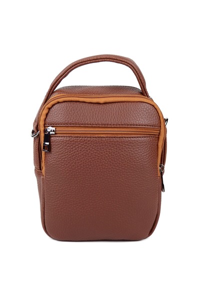 en deri Taba Men's Handbag Multi-Compartment Organizer Shoulder and Messenger Bag
