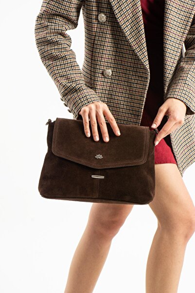 PIEL LINO KADIN HAKİKİ DERİ ÇAPRAZ ÇANTA PL028-S KAHVE