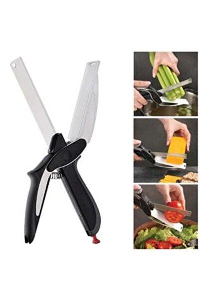 AVA Kitchen Scissors for Vegetables, Stainless Steel, 24 cm, with Plastic Han...