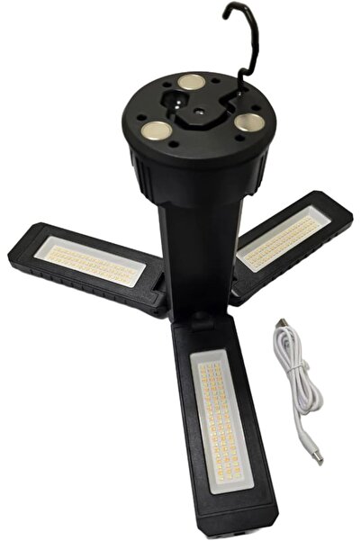Yuwell YU WELL D78 Collapsible Super Bright Work Light 207 LED Rechargeable 3-in-1 Camping & Work Light