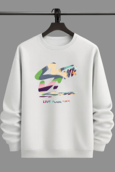 Flaubert -Unisex Printed Sweatshirt, 3-Thread Quality Fabric, Oversized Cut