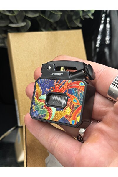 NikaŞ Orijinal Kutulu Yandan Basmalı Tasarım Honest Siyah Renk Benzinli Çakma...