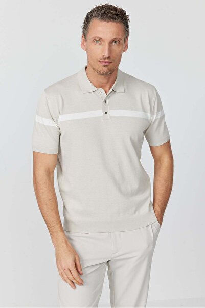 PAULMARK تي شيرت تريكو بياقة بولو للرجال