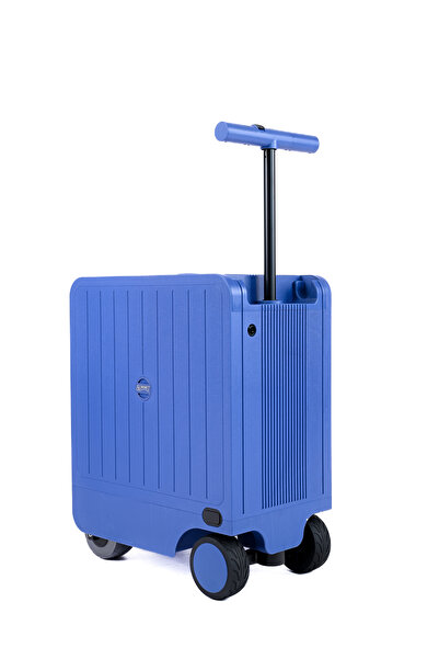 MAC CENTER Smart wheeled suitcase – vertical design with front drawer and con...