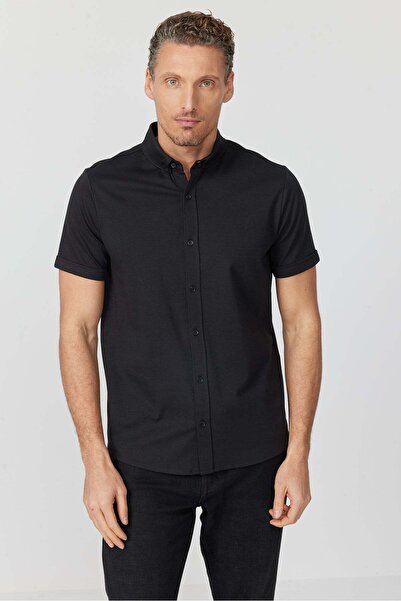 PAULMARK Men's Button Collar Shirt