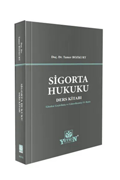Yetkin Yayınları Sigorta Hukuku Ders Kitabı Tamer BOZKURT + Kraft Defter