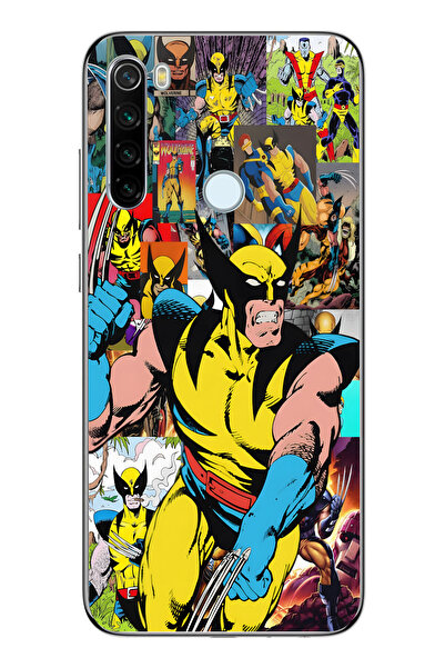 moonset Redmi Note 8 Uyumlu Baskılı Yumuşak Silikon Şeffaf Telefon Kılıfı